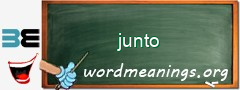 WordMeaning blackboard for junto